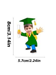 1PC Personalized Graduation Photo Custom Headshot Decoration Hanging, Acrylic Custom School Graduation Memorial Hanging, Boys And Girls Graduation Portrait Custom Decoration, Perfect Graduation Gift, The Perfect Graduation Gift For Students And Teachers