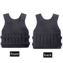1pc Weighted Vest For Running & Fitness (Vest Only), Maximum Load Capacity 35 Kg (Weights Not Included), Gym, Sport, Gym, Home Exercise, Sport Accessories, Gym Accessories, CrossFit Accessories