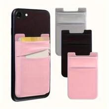 2 Stücke/Set Elastisches Kartenetui Geldbörse, geeignet für Smartphones, dauerhafte selbstklebende Kartenfächer, batteriefrei