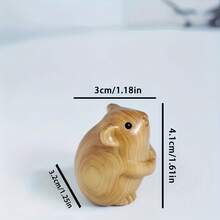 تمثال فأر خشبي يدوي الصنع - تمثال فأر عتيق قطعة واحدة، ديكور المنزل، ملحقات مراسم الشاي، ديكور حيواني إبداعي، نحت خشبي ساحر لتزيين المكتب لجميع المواسم،ديكور المنزل،ديكور المطبخ، ديكور عيد الهالوين،ديكور الغرفة،ديكور عيد الميلاد،ديكور الحفلات،المشغولات الديكورية،زينة المكتب،زينة الطاولات،هدايا الحفلات،ديكورات عيد الهالوين،ديكورات عيد الميلاد، هدايا عيد الهالوين، هدايا عيد الميلاد - متعدد الألوان - مشاهدة 5