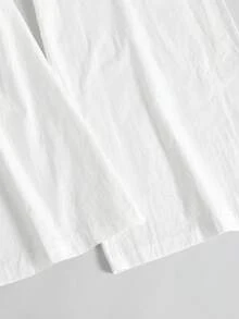Women's High Waisted Loose Casual Pants, Relaxed Style & Versatile Fashion - White - View 5