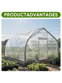 1PC Waterproof Rain Cover, Rain Cloth, Rain Net, Transparent, Tear Resistant, Dust-Proof, And Waterproof Plastic Film. Suitable For Gardens, Balconies,Porch, Flower Rack, Dog House, Camping Greenhouse, And Weather Outdoor Camping Sites