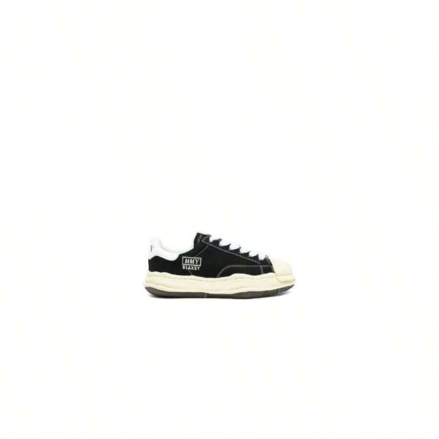Maison Mihara Yasuhiro - Blakey Vintage Sole Canvas Low-Top Sneaker - 黑色 - 查看 1