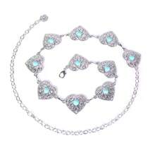 New Boho Hollow Heart Chain Waist Belt, Vintage Unique Waist Chain Accessory, Versatile Fashion Charm