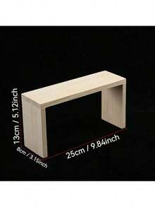 Jewelry Display Stand Blind Box Organizer Wooden Tiered Doll & Figure Model Storage Rack - Wood Color - View 6