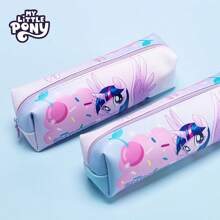 MY LITTLE PONY 1 Stück MY LITTLE PONY Mädchen Make-up Tasche, tragbare Aufbewahrungstasche, Federmäppchen, einfache Stiftetasche, Aufbewahrungstasche für Mädchen Grundschüler, Rückkehr zur Schule, Schulmaterial