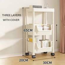 Living Room Kitchen Bedroom Bathroom Storage Rack Toilet Storage Rack Living Room Bedroom Snack Cosmetics Toy Storage Kitchen Storage Two Materials Optional Strong Bright Colors Highly Attractive - Multicolor - View 15