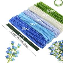 223/272pcs Bulk Pack DIY Pipe Cleaning Tool Kit, New Colorful Floral Pipe Cleaner Set With Step-By-Step Video Tutorial, Upgraded Soft Chenille Stick Bulk Pipe Cleaning Twist Rods, Suitable For DIY Art Craft Decor, Ideal For Beginners - Multicolor - View 3