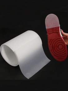 1/2pcs Non-Slip Shoe Sole Protector, Quiet Shoe Bottom Pads For Women, Anti-Slip Sticker For Gym/Workout, Transparent High Adhesive Anti-Wear Shoe Bottom Protector, Trimable Anti-Slip Mat
