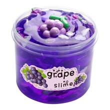 2.37oz Fruit Crystal Clear Slime Jelly Mud - Cherry, Peach, Avocado & Pineapple Flavors | Non-Sticky Soft Jelly Clay Scented Slime Toys For Party Christmas Birthday Gift