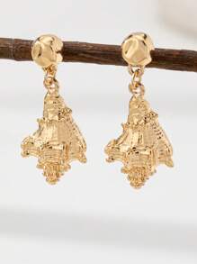 1 Pair Sea Snail Conch Earring Beach Style Sea Element Shell Earrings Jewelry For Women