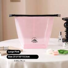 Outdoor Travel Toiletry Cosmetic Bag, Waterproof Storage Pouch For Gym Clothes Swimming, Large Capacity Drawstring Multi-Purpose Organizer Bag - Multicolor - View 12