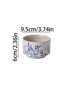 1 Set de tetera con taza de té de estilo japonés, con capacidad grande y asa con diseño floral, juego de té de porcelana blanca gruesa y vintage con filtro, tetera de cerveza de restaurante, de vuelta a la escuela