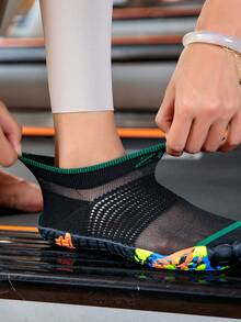 ZVB Unisex Water Shoes Suitable For Barefoot Lovers, Soft Sole Beach Shoes For Swimming, Diving, Outdoor Quick-Drying Summer Sandals, Fishing Water Shoes, Non-Slip And Breathable - màu đen - Xem 10