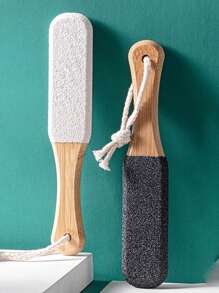 1pc Professional Pedicure Rasp Tool For Dead Skin Crack Heels Beech Wood Foot File Rasp Callus Remover Foot Scrubber