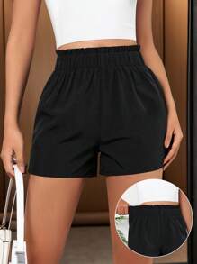 Teenager Mädchen Volant Taille Loose Shorts, Sommer (YY591)