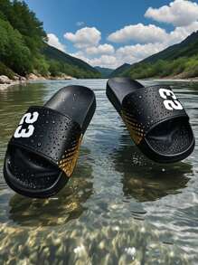 Pantuflas de suela blanda talla grande para hombre de la Primavera y Verano 2025, tallas pequeñas del 36 antideslizantes, resistentes al desgaste y livianas. Pantuflas casuales de interior talla 47 y sandalias de playa de exterior talla 48