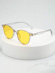 Transparent Gray Frame Yellow Film