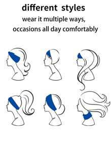 20 pièces Bandeaux unisexes, convenant aux cheveux courts et longs. Bandeaux simples avec haute élasticité. Bandeaux en tissu doux pour le sport, le yoga et l'entraînement. Ces accessoires de cheveux conviennent aux activités quotidiennes comme le yoga, la course, le fitness, etc. Bandeaux de sport de couleur unie, décontractés et de style urbain en polyester. Convient pour toutes les saisons Bandeau turban Bandeau de transpiration