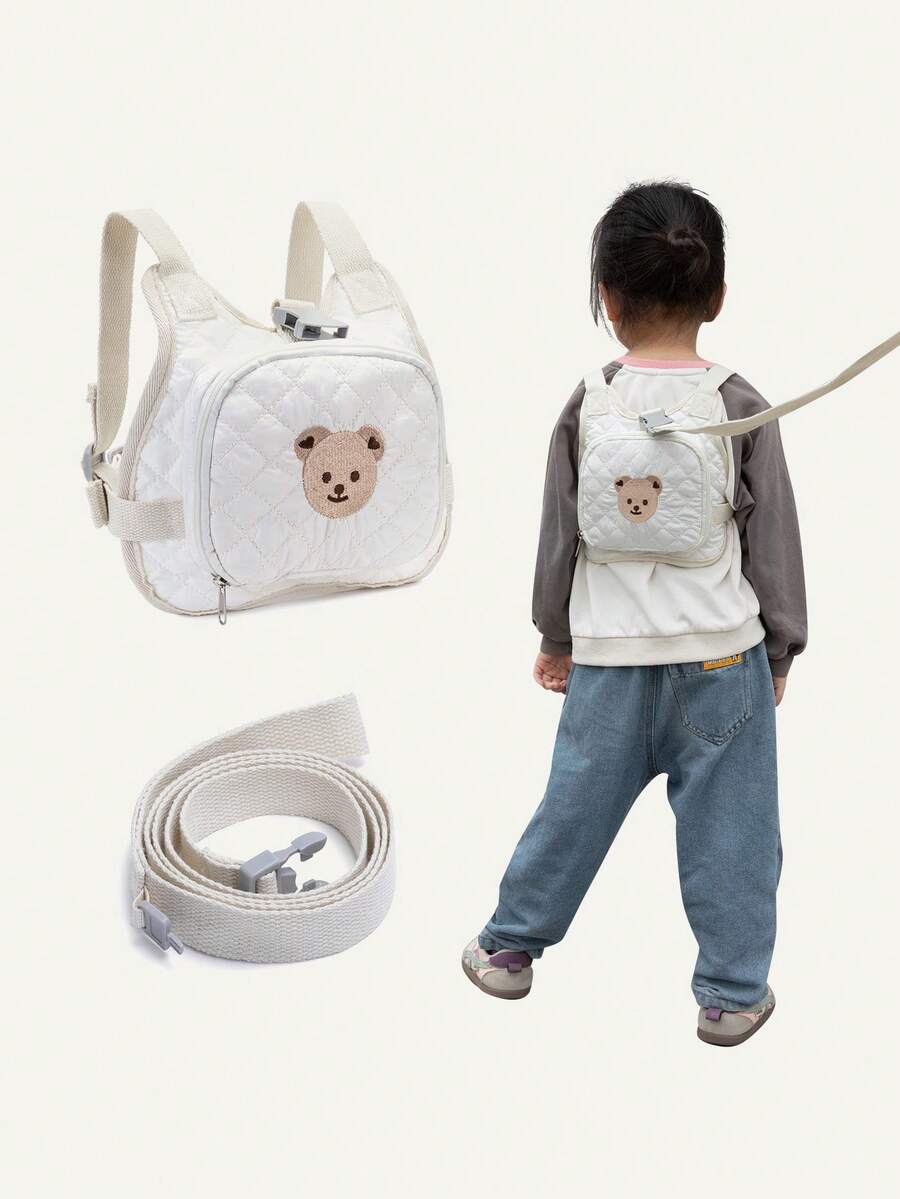 Toddler Backpack Belt With Anti-Lost Wrist Chain, Cute Mini Children's Walking Belt, Keep Children Close To The Backpack Rope Tether