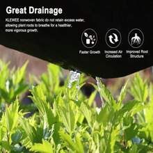 4/8 rejillas Bolsas de cultivo de vegetales: diseño de divididor de espacio grande, material de fieltro no tejido, duradero, adecuado para jardín, balcón, azotea, patio, patio trasero, bolsas para vegetales y frutas