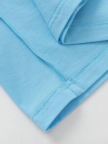 Balabala 儿童T恤男童短袖纯棉上衣2025新款 - 海洋藍 - 查看 6