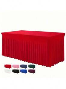 1 pieza Falda de mesa extra grande y elástica, surtido de tamaños - Multicolor - Ver 8