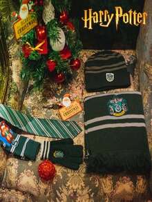 Harry Potter Wizarding School Christmas Gifts, Wizard House Scarf, Hat, Gloves, Tie, Birthday Gifts, Halloween Outfit,  Merchandise - Multicolor - View 2