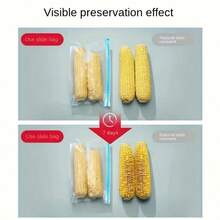 20 个重型冷冻袋 | 超大 31.5x26.5 厘米食品储存袋，带拉链密封 | 厚塑料可重复使用袋，适用于冷冻食品、餐食准备和冰箱整理 | - 彩色 - 查看 11