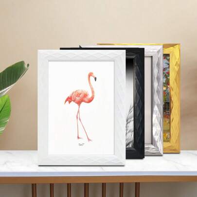 Wave-Shaped Photo Frames (Photo Paper Included, Randomly Shipped) Suitable For Home, Bedroom, Dining Room, Living Room And Various Holiday Decorations And Gifts