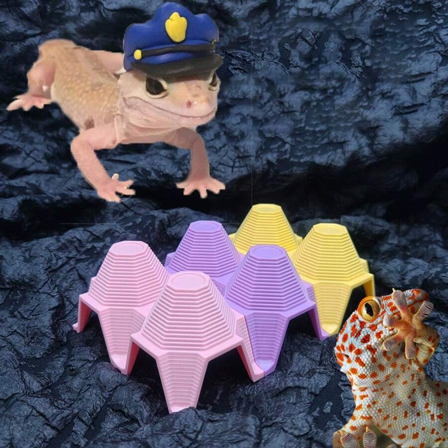 1pc Reptile Hideaway Cave, Terrarium Decor For Geckos, Lizards, Spiders, Snakes