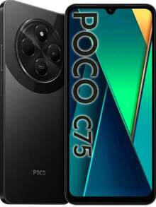 Smartphone Xiaomi Poco C75 256GB 8GB RAM Dual SIM Tela 6.88" 120Hz (Black) Preto - Preto - Visão 1