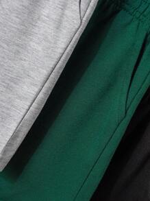 3 Pcs Boys' Casual Street Style Slant Pocket Shorts, Comfortable For Daily, Sports, Leisure And Holiday
