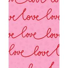 1 pièce Cadre optionnel, affiche de la Saint-Valentin rose, peinture sur canevas avec cœur romantique et amoureux pour la décoration murale de la chambre du couple, avec cadre