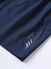 Pantalones cortos casuales sueltos de seda de hielo para hombre, aptos para deportes, al aire libre, correr, fitness, senderismo, ciclismo