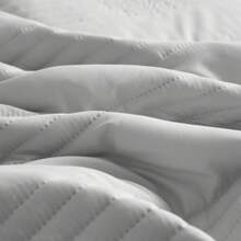 1 peça de roupa de cama moderna, simples, de cor sólida, macia e amiga da pele, colcha fina, leve, respirável e confortável, cinza