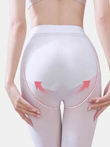 Thin Pantyhose For Women, White, Lightweight, Long Leg, High Elasticity, Suitable For Students, Adults, Dancers, Spring/Summer