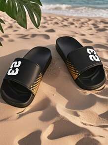 Pantuflas de suela blanda talla grande para hombre de la Primavera y Verano 2025, tallas pequeñas del 36 antideslizantes, resistentes al desgaste y livianas. Pantuflas casuales de interior talla 47 y sandalias de playa de exterior talla 48