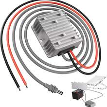 Starlink Mini 12V/24V 适配器，DC 12V/24V 电源线转换器，适用于 Starlink Mini 电源升压至 57V 4.5A 转换套件 DC 公插头，适用于卡车房车 - 銀色 - 查看 2