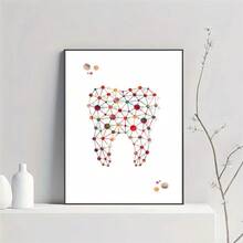 1pc/3PCS Áp phích nghệ thuật treo tường Khung tùy chọn Giải phẫu nha sĩ hiện đại Cấy ghép răng Màu nước Tiên răng Áp phích nha khoa Áp phích HD Phòng gia đình Quán bar Quán cà phê Tranh tường nghệ thuật trang trí - Nhiều màu - Xem 12