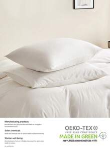 1pc Solid Color Pillowcase, Pillow Core Not Included, Soft Pillow Cover, Wrinkle-Free, Fade-Resistant, Soft And Breathable,No Filler, Machine Washable