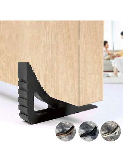 1 Non Perforated Triangular Door Stopper For Home Use, Anti-Collision, Anti Pinch, Hand Door, Door Card Stopper, Home Protection, Easy To Use