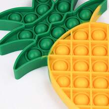 Gelbe Ananas Bubble Stress Relief Fidget Spielzeuge, Fingerspitzen-Spielzeug, modische Bubble-Pop-Spielzeuge für Erwachsene & Kinder, Party-Spiel-Dekorationen, Weihnachts-/Halloween-Geschenke, spaßige und modische Spielzeuge für Kinder & Erwachsene