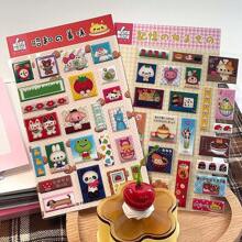 3D Foam Stickers, Bubble Frames, Diary Stickers, Retro Speech Bubbles Decoration, Scrapbook Stickers, Korean Style,School Supplies,Back To School