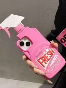 New Unique Funny Hot Girl Perfume Bottle Design Phone Case, Compatible With Iphone 11/12/13/14/15/16/17 Pro/Pro Max, Creative Full Body Shockproof Protective Cover