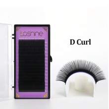 Lashine 16 Rows L Curl Series Individual False Eyelashes Extensions C D L LC LD LU Curl 0.05mm 0.07mm Thickness 8-15mm Mixed Lengths Faux Mink Classic Lash Soft And Natural