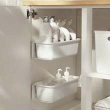 Kitchen Storage Rack Drawer Organizer Under Sink Bathroom Stand Wall-Mounted Storage Shelf Space Saver Closet Boxes