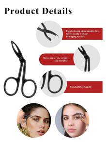 New Stainless Steel Multi-Function Curved Eyebrow Tweezers, Scissor Tweezers Facial Hair Eyebrow Removal Tool, 2/3pcs Set Suitable For Men And Women