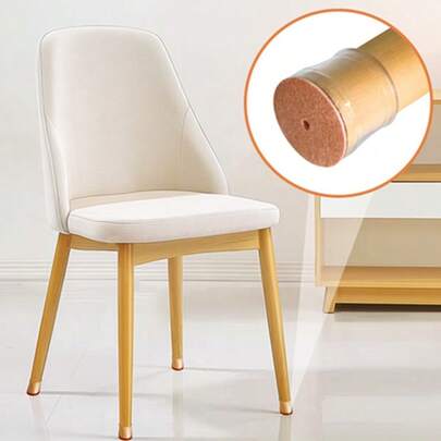 16/36pcs Silicone Chair Leg Caps With Felt Pads - No Scratch Furniture Covers, Easy Gliding, Noise Reduction - Universal Sizes For Home & Office Use. Effective Floor Protection (Dark Brown Base & Light Brown Base) (Kindly Note Size When Purchasing)