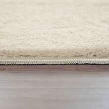1 pieza Alfombra de felpa de alta calidad color crema, diseño moderno lavable, apta para sala de estar y dormitorio, decoración del hogar para el Día de la Madre, el Día del Trabajo, Pascua, cómoda bajo los pies, 850g/㎡, opciones de varios tamaños, nuevo lanzamiento de primavera